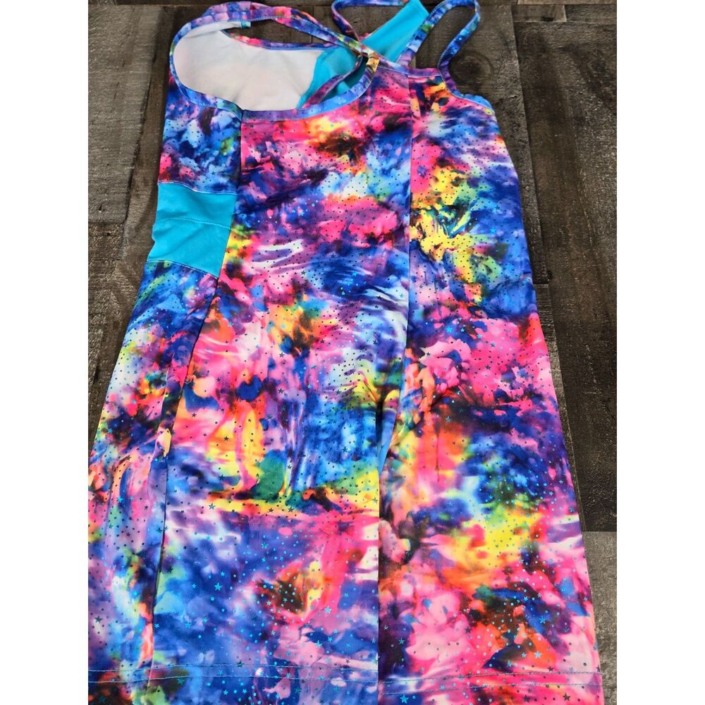 Danskin Now Girls gymnastics/Dance Spandex Body Suit Size 7-8 Medium